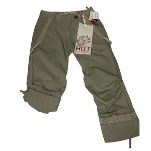 NWT Hot One’s Lifetime Khaki Rollup Capri Pants 26